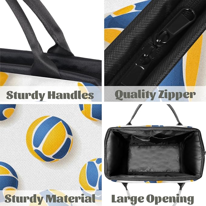 Volleyball Overnight Weekender Bag for Women Men Travel Duffel Bags Waterproof Luggage Carry on Sports Yoga Gym Bag