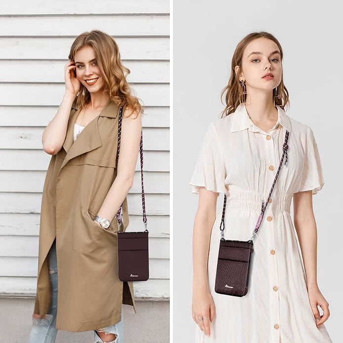 SIMTOP Small Crossbody Bag Cell Phone Purse for Women Lightweight RFID Anti-Theft Water-Resistant Adjustable Strap Phone/Keys