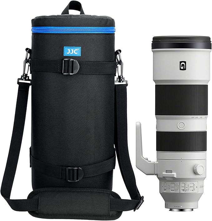 Extra Large Thick Camera Lens Case Bag for Canon RF 200-800mm F6.3-9 IS for Nikon 180-600mm/600mm F6.3 for Sony FE 200-600mm Zoom 400-800mm F6.3-8 G &Teleconverte,Fits Lenses Below 5.5x14.6"(D x L)