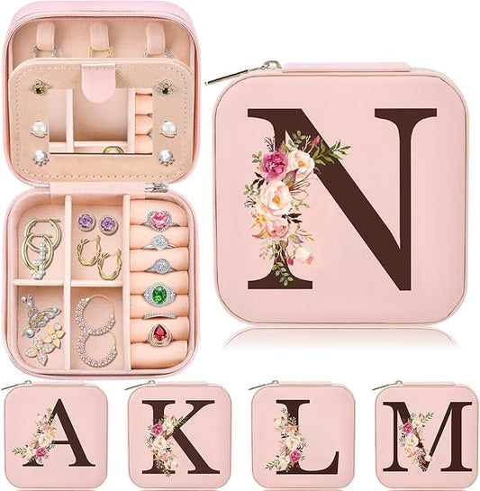Personalized Gifts for Women, Mothers Day Mom Gifts Teacher Appreciation Gifts Travel Jewelry Case Box Organizer for Wife Daughter Aunt Friend Grandma…