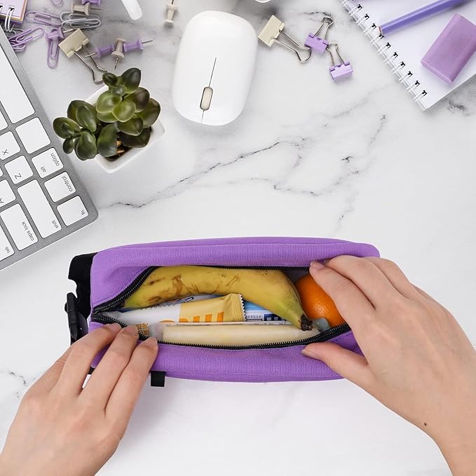 Freezable Lunch Bag,Freezable Snack Bag,Mini Cooler Bag for Travel/Work/School,Small Insulated Bag,Small Cooler Lunch Box with Ice Packs,Insulated Snack Bag,Freezable Snack Box with Handle Buckle