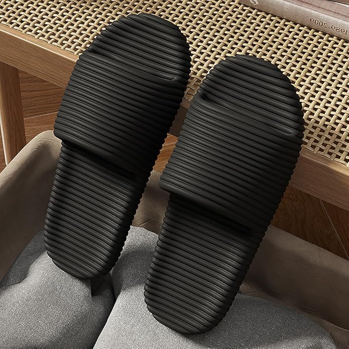 Shower Shoes for Women's Men's Home Slides Quick Drying Non-Slip Indoor Outdoor Slipper for Spa Gym Pool Beach Sandal