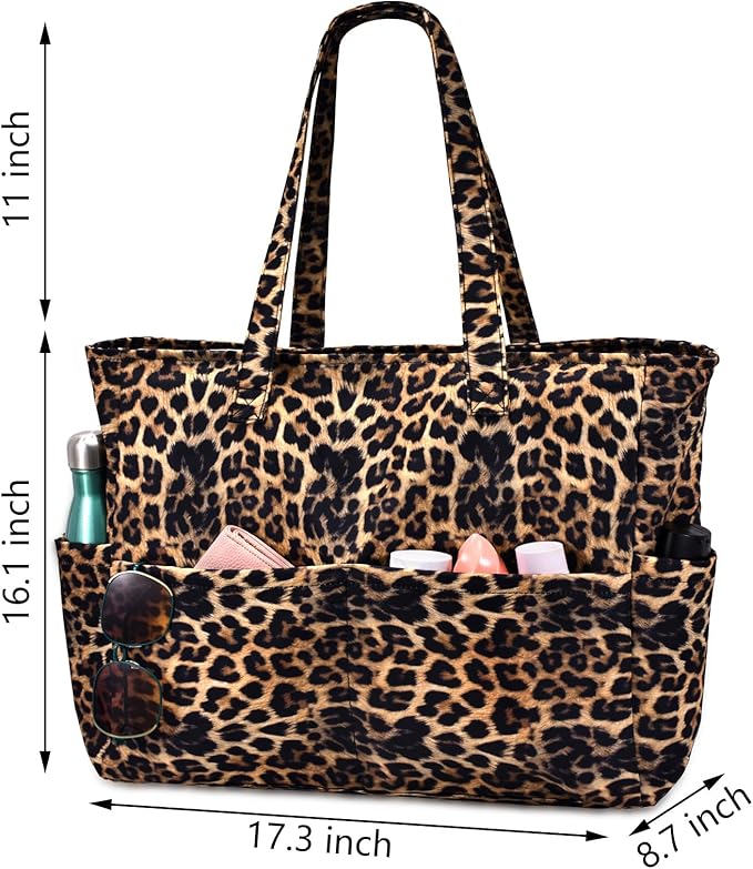 oscaurt Beach Bags for Women Large Waterproof Sandproof Beach Tote Swim Pool Bag with Zipper for Travel Vacation Essentials
