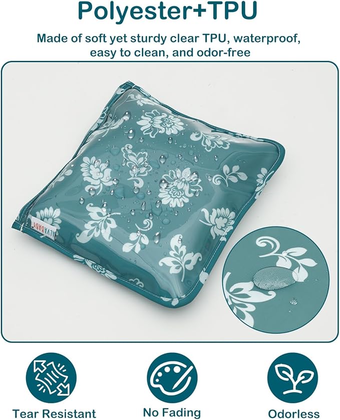 ALVA Diaper Bag Pouches | 3pcs Mess-Proof Travel Toiletry | TSA Approved Toiletry Bag | Cosmetic Makeup Bag Diaper Organizer for Baby and Mom Essentials