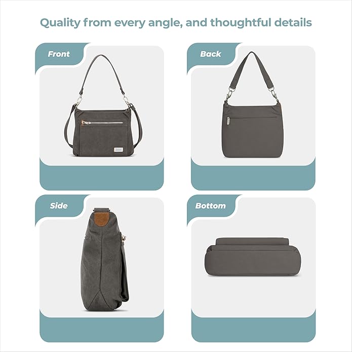 Travelon Anti-Theft Heritage Hobo Bag
