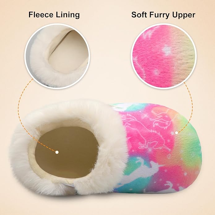 Centipede Demon Toddler Slippers for Boys Girls Slip on Kids Baby Toddlers House Shoes Lightweight Barefoot Furry Sock Shoes Indoor Outdoor Warm Walking Shoes