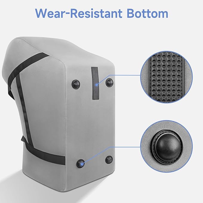 YOREPEK Infant Car Seat Travel Bag Compatible with UPPAbaby MESA V2 and Base,Fit for All Nuna Pipa Car Seat and Base, Padded Car Seat Bags for Air Travel, Carseat Cover for Airplane Travel, Grey