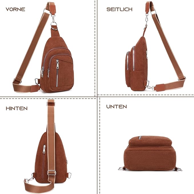 MYHOZEE Small Diaper Bag Crossbody Sling Purse for Women - 2 in 1 Leather Backpack with 2 Straps for Short Trips Work Daily | Mini diaper bag, Instant Wipes pocket, Adjustable Straps, Credit card slot, Moms and dads, Reusable Wipe pouchs