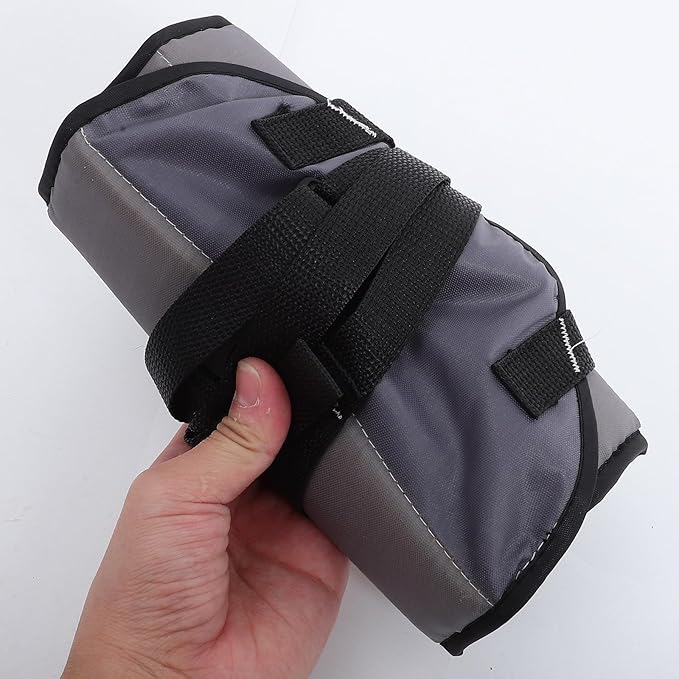Alipis Airplane Foot Hammock Footrest with Plush Fabric Deep Gray Portable Hanging Foot Sling for Travel and Office Under-Desk Use Accessory