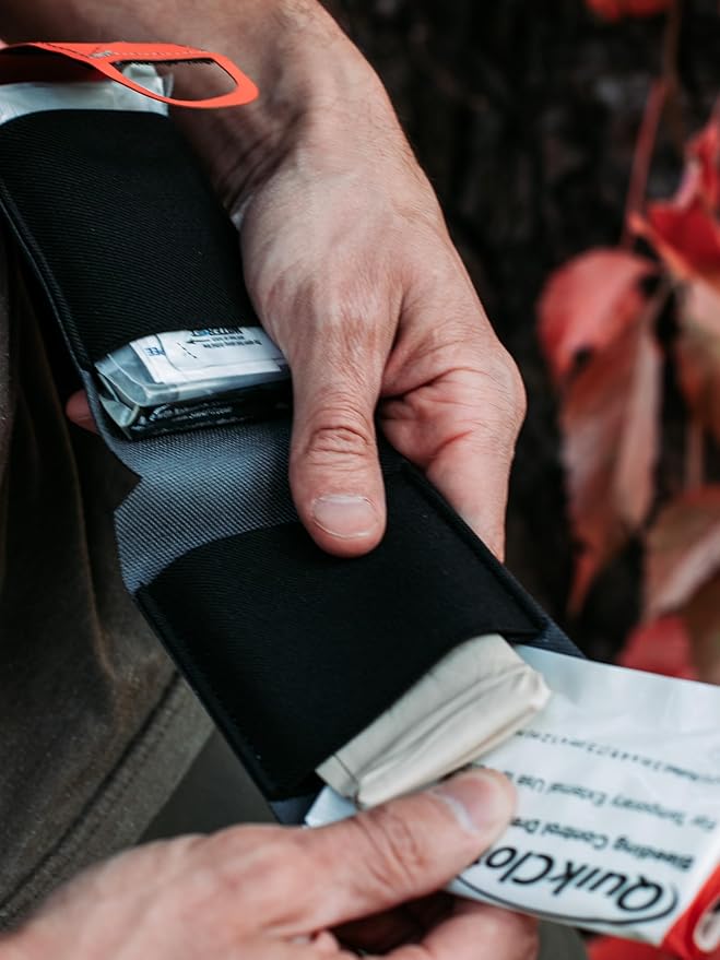 EDC Pocket Trauma Kit (Wolf Grey/Red)
