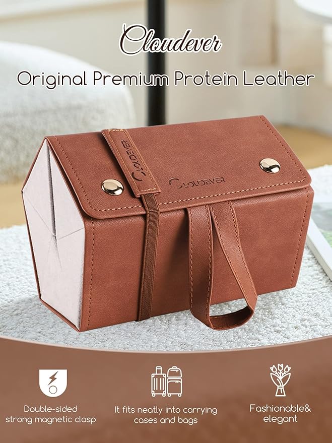 Sunglasses Travel Case Organizer Hangable for Men Women, Eyeglasses Foldable Storage Organizer