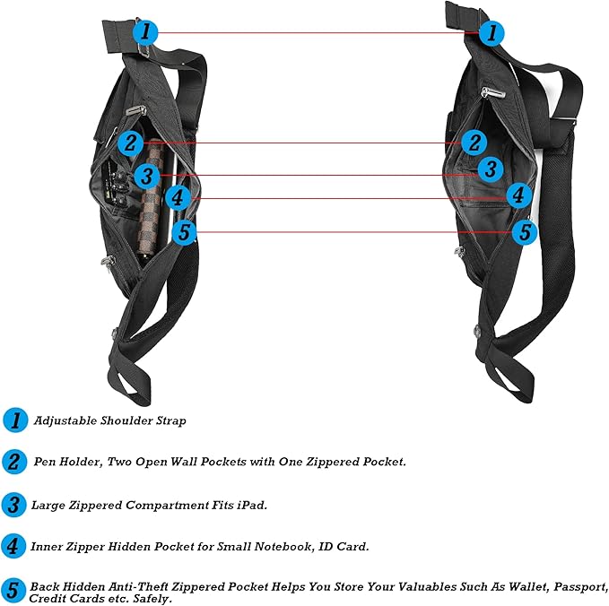 NICGID Sling Bag Chest Shoulder Backpack Crossbody Bags Casual Daypack for Men Women (Grey-014)