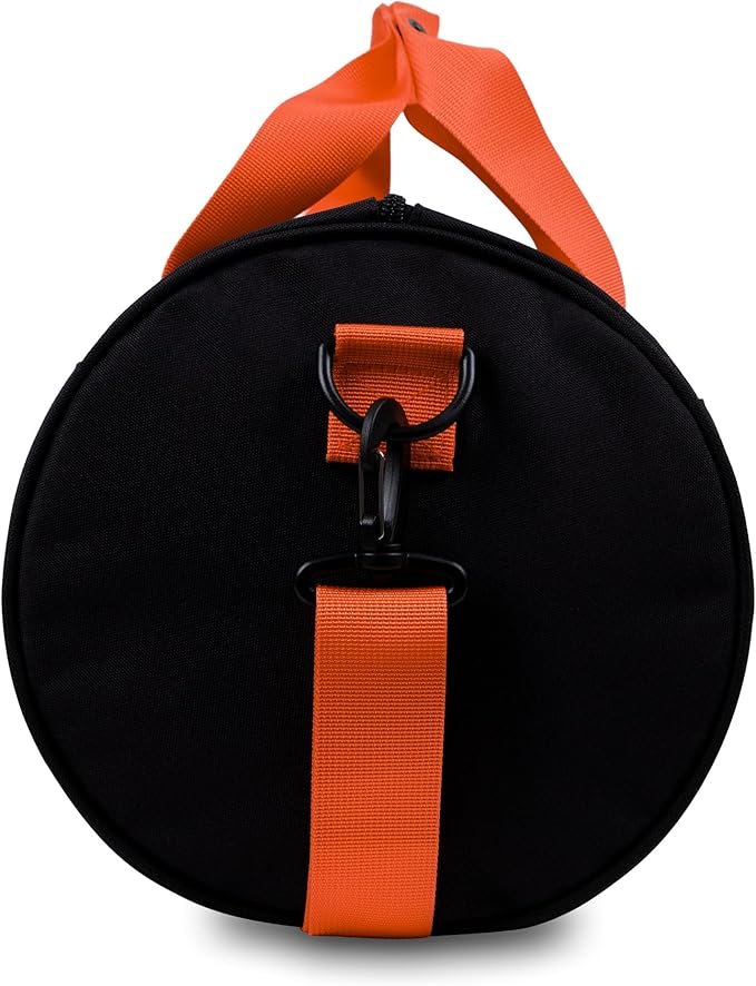 Girls Dance Duffle Bag with Chenille Patch,Cute 16.5" Ballet, Cheer, Gymnastics Class Bag for Kids, Toddler Girls,Teens,Large Capacity Overnight Travel Bag (Black)