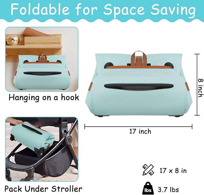 Car Seat Travel Bag for Airplane Compatible with Most Infant Car Seats, Padded Car Seat Cover Bag, Carseat Gate Check Bag for Road Travel