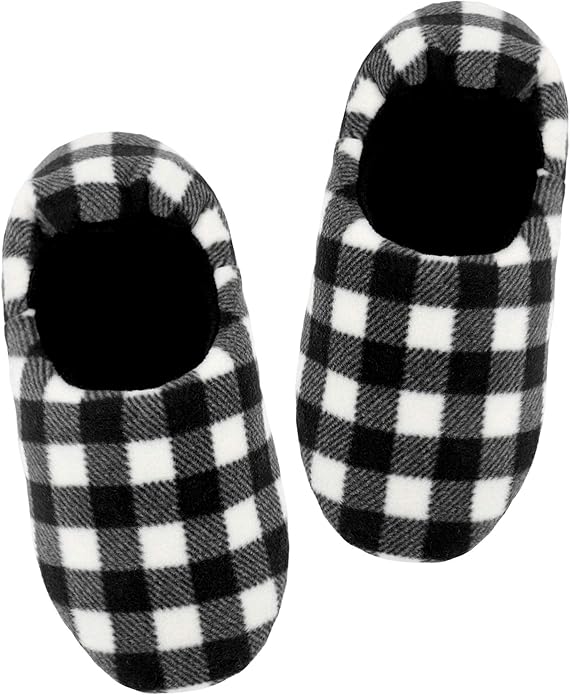 Panda Bros Slipper Socks for Women Grippers, Fuzzy Cozy Fleece Slipper Socks, Soft, Warm House Slippers