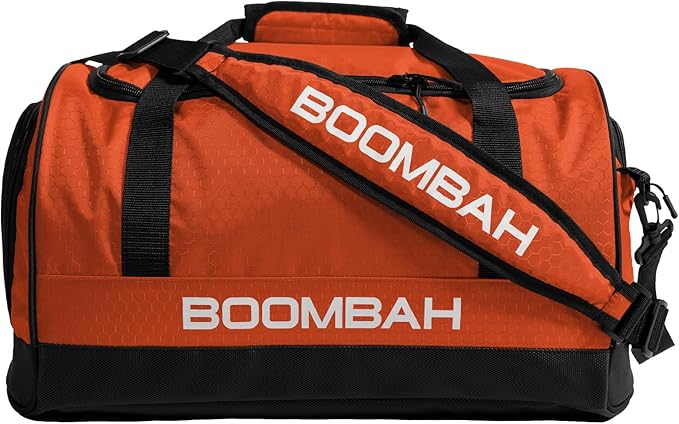 Boombah Sport Duffle Bag - All-purpose Athletic Duffle for Sports, Gym & Travel - Orange