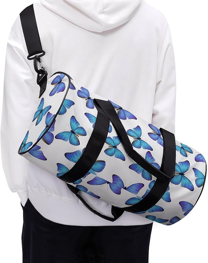 Workout Lightweight Duffel Bags Butterfly (89) Carry On Weekender Overnight Bag Gym Sport Yoga Dance Bags