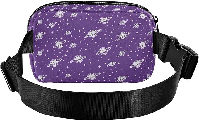 Kawaii Universe Planet Fanny Pack for Women Men Water Resistant Fashion Waist Packs with Adjustable Strap Belt Bag for Travel Workout Jogging Hiking 21219263