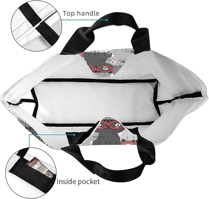 Tote Bag for Women Large Beach Bag Reusable Grocery Bags Handbag for Travel Shopping