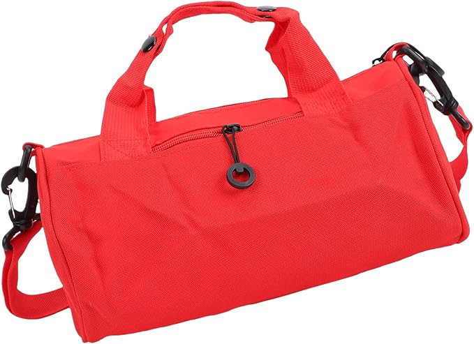 Greensen Compact Travel Bag, Oxford Fabric Gym Bag with Organized Storage, Lightweight and Versatile for Weekend Getaways and Daily Use (Red)