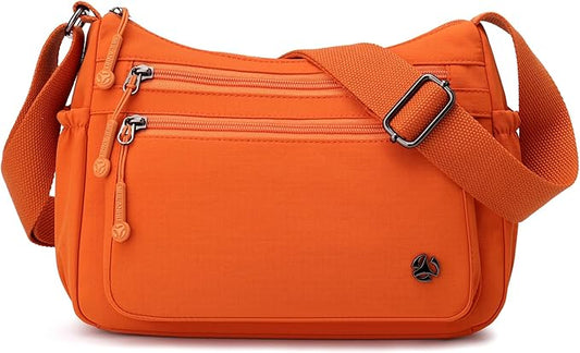 Casual Crossbody Bag with Anti Theft Pocket - Women Lightweight Water-Resistant Purse Bag