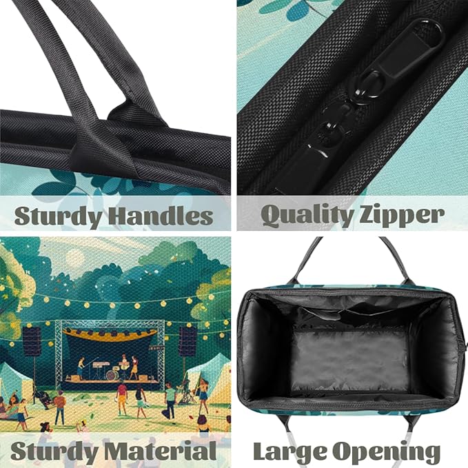 Funny Camping Overnight Weekender Bag for Women Men Travel Duffel Bags Waterproof Luggage Carry on Sports Yoga Gym Bag