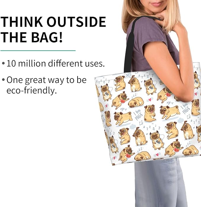 Tote Bag for Women Large Beach Bag Reusable Grocery Bags Handbag for Travel Shopping