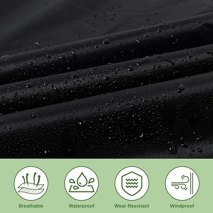 Hooded Rain Poncho for Adults - Waterproof Rain Coat and Lightweight Jacket 3-in-1 Multi-Function with Pockets