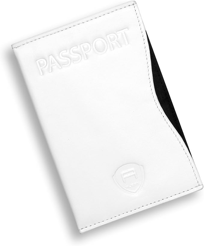 Alban RFID Passport Holder Women Men RFID Blocking Travel Passport Wallet Case Genuine Leather Passport Cover porta pasaporte