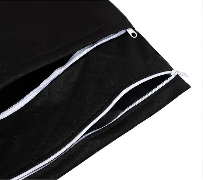 Wet Dry Bags Two Zipper Pockets Travel Beach Pool Reusable Waterproof Yoga Gym Bag for Baby Cloth Diaper Swimsuits Wet Clothes 3 Packs 3L08