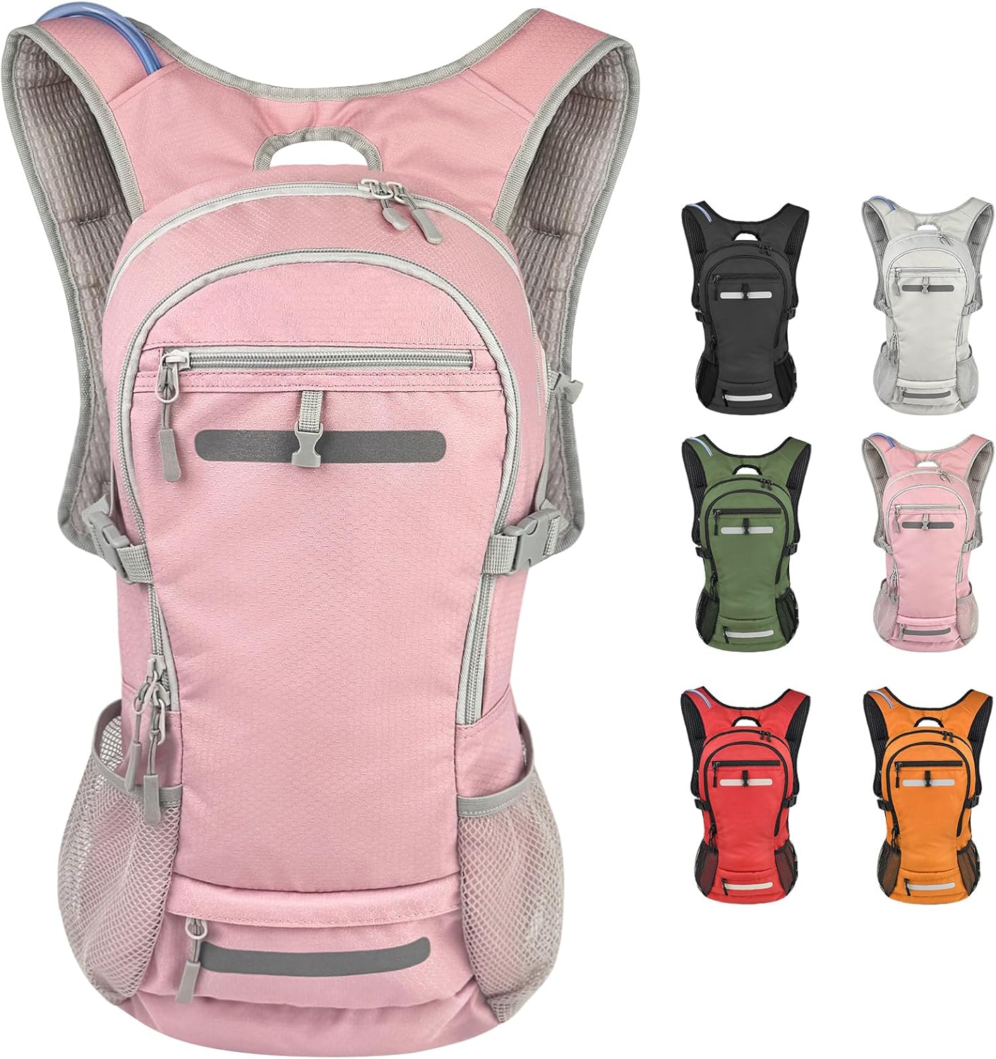 Zavothy 18L Multipurpose Hiking Backpack with 3L Water Bladder – Durable Hydration Backpack with Insulated Bladder Compartment, Hidden Helmet Holder & Rain Cover – for Hiking, Commuting, and Camping