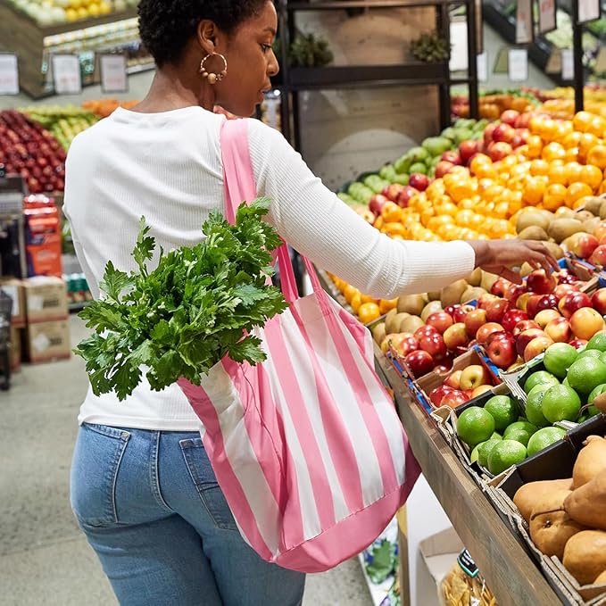 Dock & Bay Everyday Beach Tote Bag - Reusable Carrier Bag for Daily Use - Carries Up to 10kg - 100% Recycled Materials