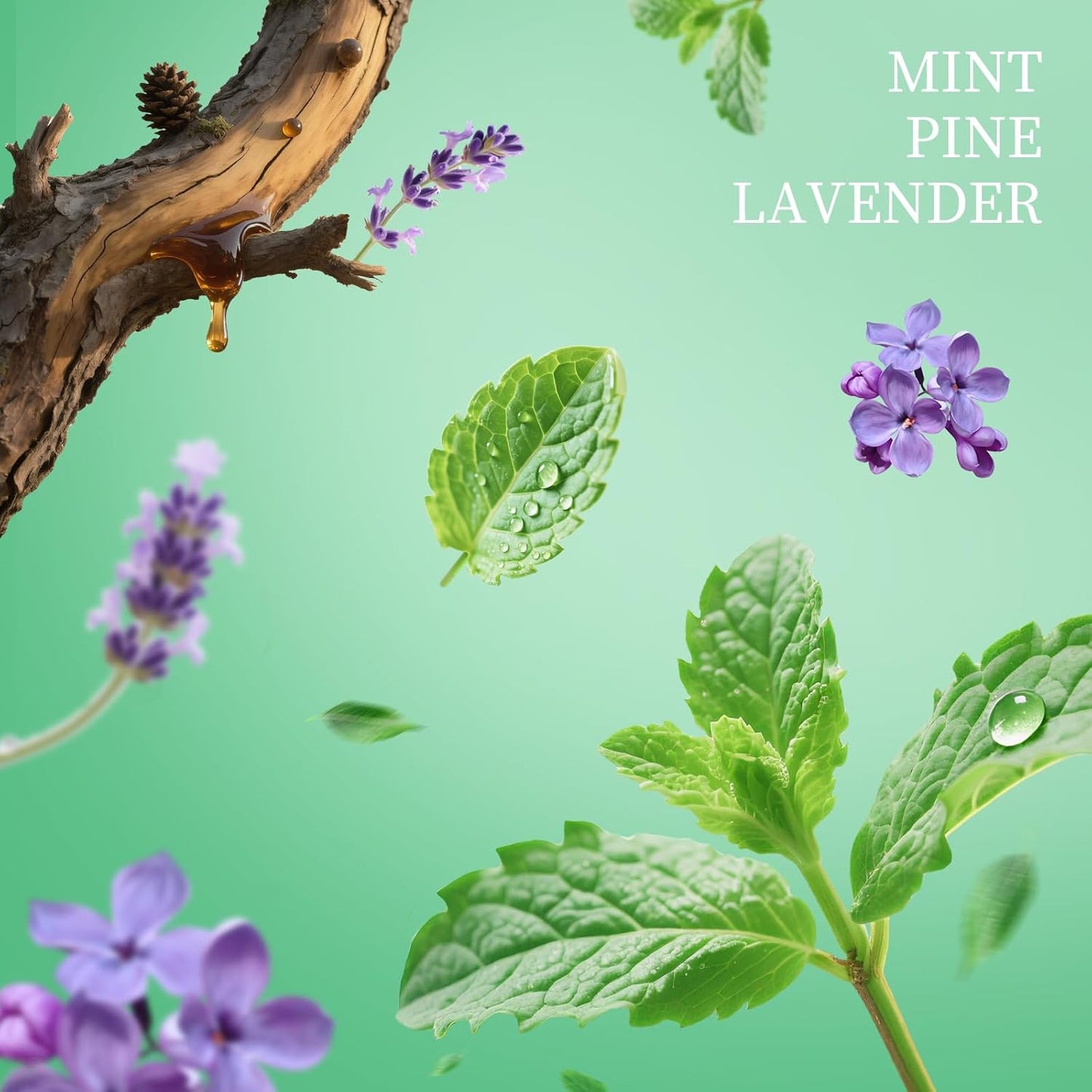 Power Mist Hand Sanitizer Spray, Scented Hydrating Hand Sanitizers Travel Size Refillable, Pocket Portable 1-Pack (Mint Reverie) 0.93Fl Oz 460-Sprays Each