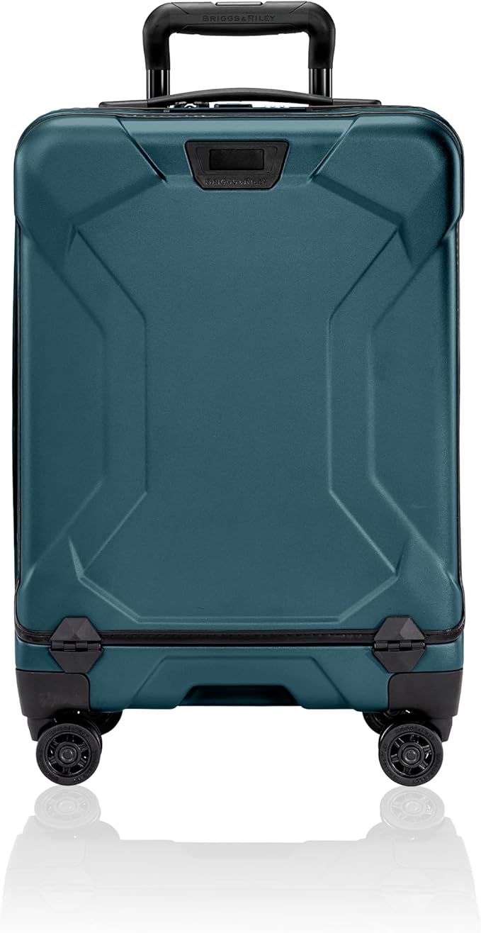 Briggs & Riley Domestic 22" Carry On Spinner - Luggage for Travel, Suitcases with Wheels, Hardside Rolling Bag for Men & Women, Self-Repairing Zipper - Torq Collection, Ocean