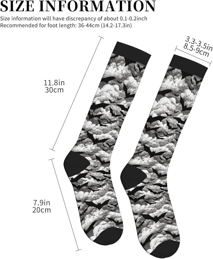 Compression Socks Knee High Circulation Support Socks For Women Men Athletic Running Work Hiking Cycling Travel