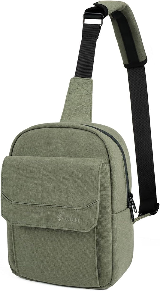 TULLIO Camera Bag Crossboy Camera Sling Chest Bag Backpack Waterproof for DSLR SLR Mirrorless Camera Waterproof for Photographer Compatible with Nikon Sony