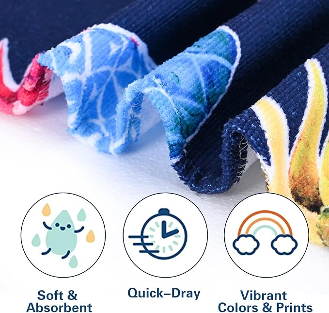 LIVILAN Pineapple Beach Towel, 30" x 60", Soft Microfiber for Kids, Girls, Women, Quick Dry, Sand Free, Thin, Lightweight, Perfect for Pool, Swim, Shower, Bath, Navy Pineapple Gifts