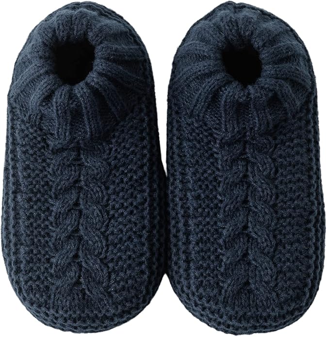 Vihir Cozy and Warm Men Slipper Socks - Non-Slip and Stylish Floor Socks Indoor House Shoes,beige
