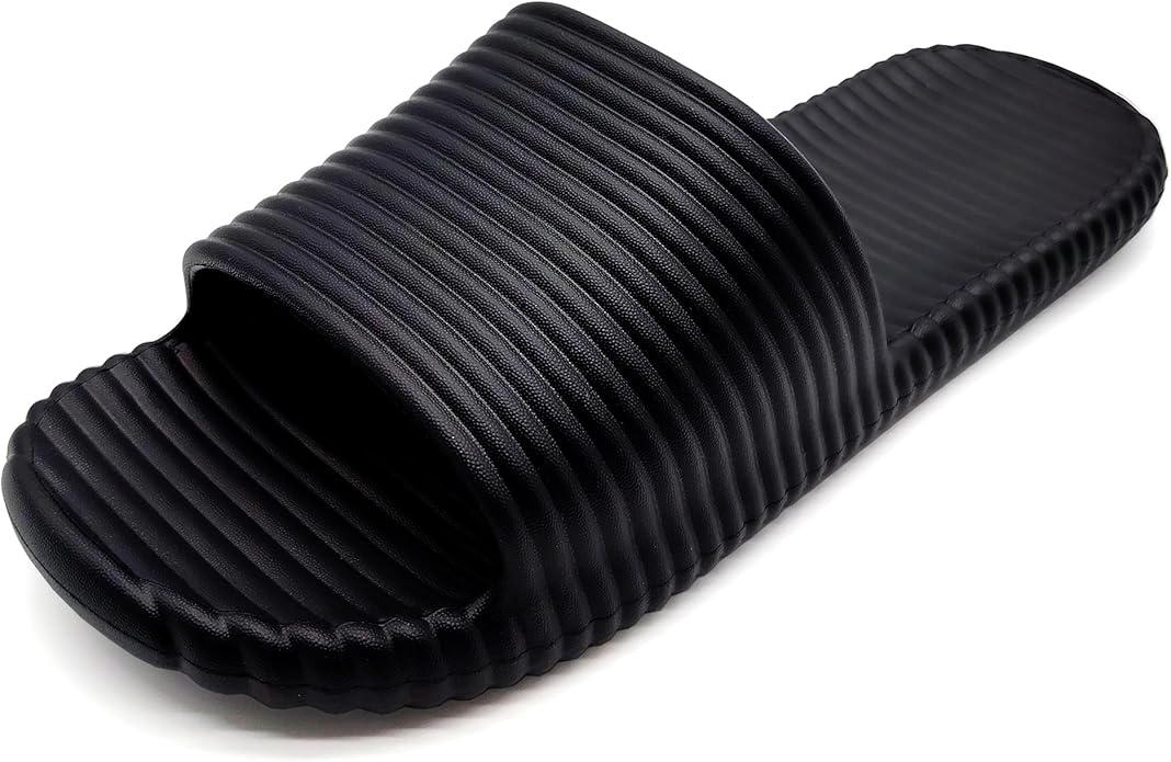 Quick Drying Shower Slippers For Women And Men Lightweight Open-toe EVA Non-Slip Slides Sandals Indoor And Outdoor Slipper For Bathroom,Spa,Pool,Gym,Beach