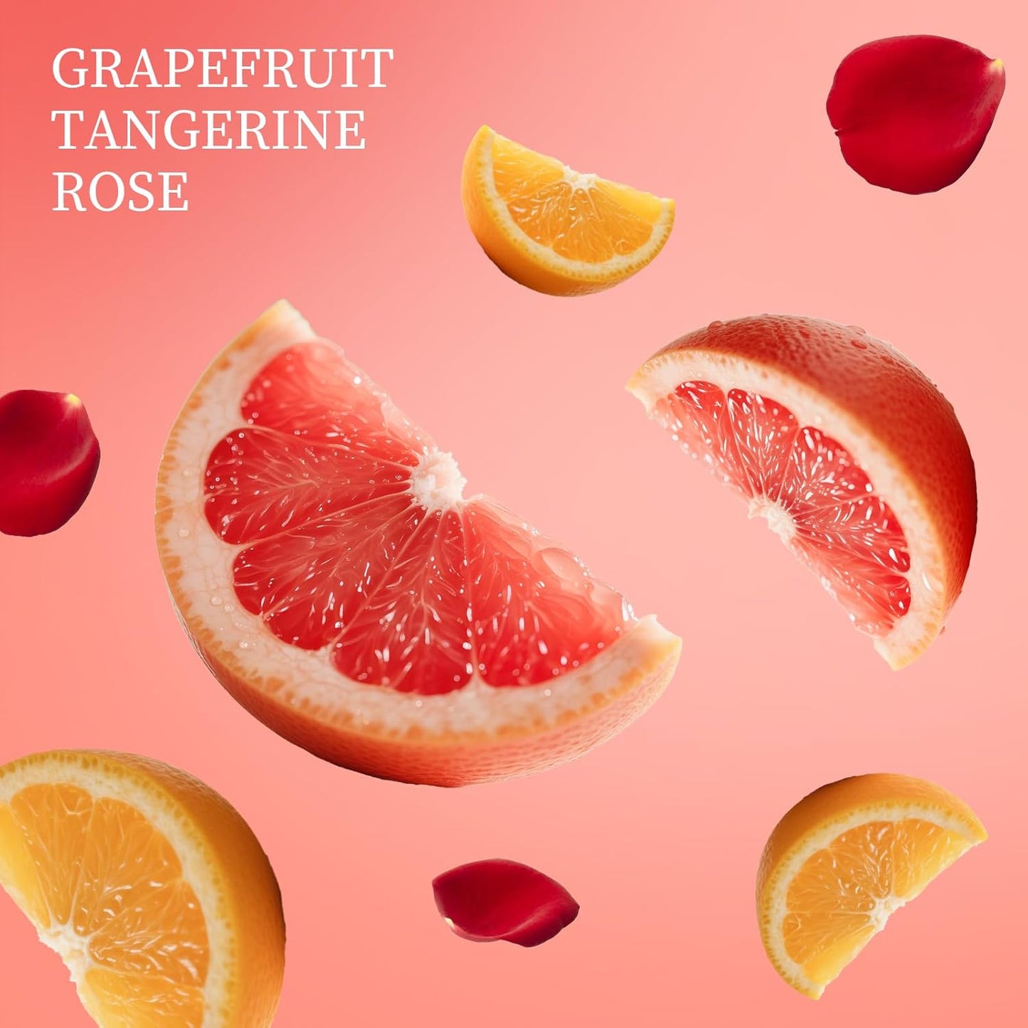 Power Mist Hand Sanitizer Spray, Scented Hydrating Hand Sanitizers Travel Size Refillable, Pocket Portable 3-Pack (Sunset over Grapefruits) 0.93Fl Oz 460-Sprays Each