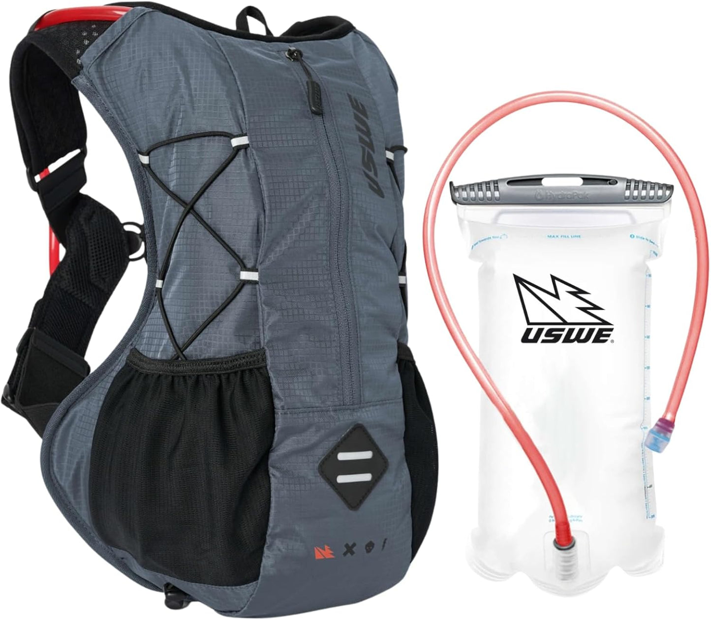 USWE Outlander XC Hydration Pack, Running, Hiking Hydration Backpack with Water Bladder (1.5L/50oz), Hydropack for Men & Women, Backpack Gear & Equipment for Cycling, MTB