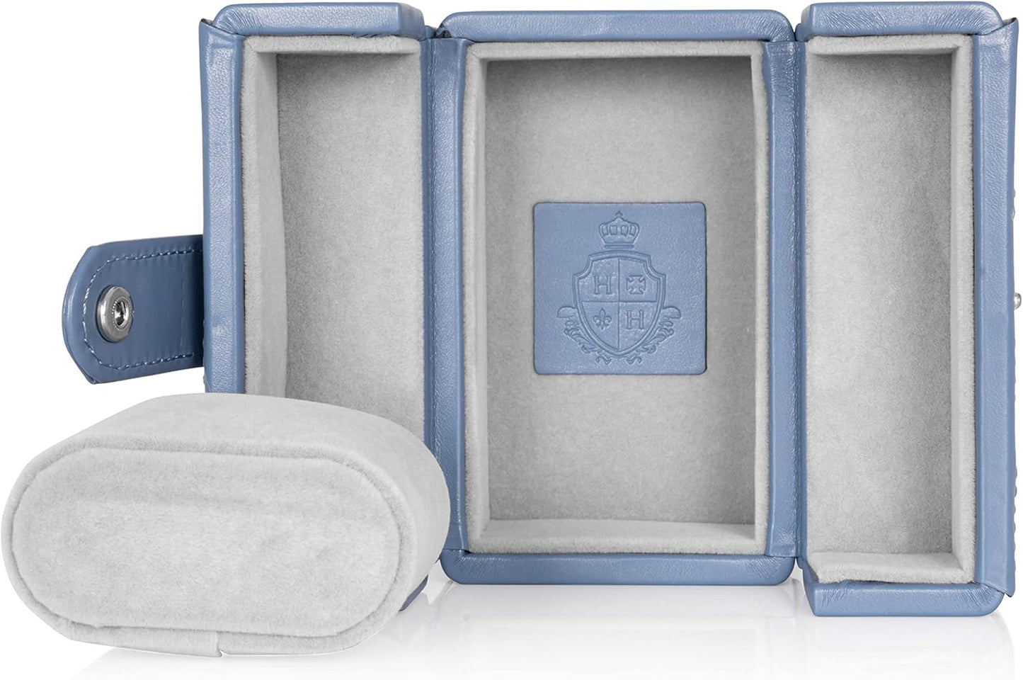 Single Travel Watch Case - Vintage Inspired - Exterior, Soft Microfiber Lining, Fits Up to 42mm Watches - Vegan Leather - Reliable Storage for Home or Travel