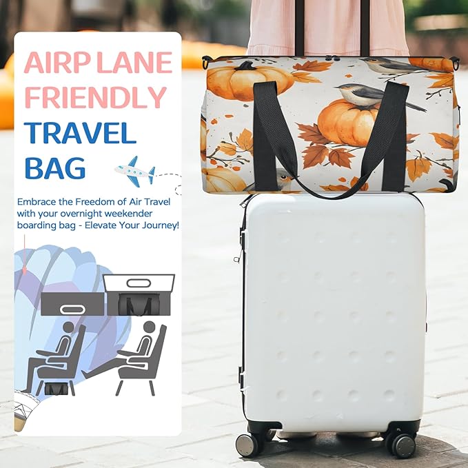 Birds Travel Duffle Bag for Women Men, Overnight Weekender Bag, Carry on Tote for Sport Gym
