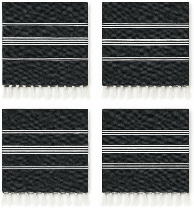 HAVLULAND Turkish Beach Towels – Oversized, Quick-Dry & Sand-Free | Lightweight, Absorbent Bath Towels for Beach, Pool, Travel, Vacation, Adults Gifts Cruise Essentials| 40” x 72” Bulk Set
