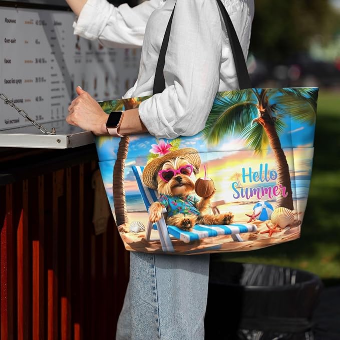 Extra Large Beach Bags For Women, Waterproof Beach Totes Bags For Women, Lightweight Foldable Pool Bag With Zipper