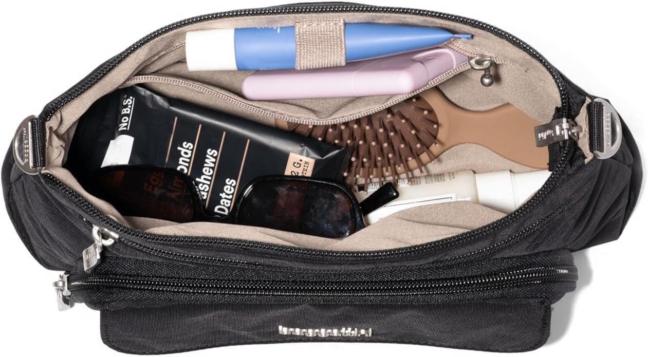 Baggallini Original Everyday 11x7.5 Crossbody Bags Rfid Protected Lightweight Nylon Zippered Travel Purse