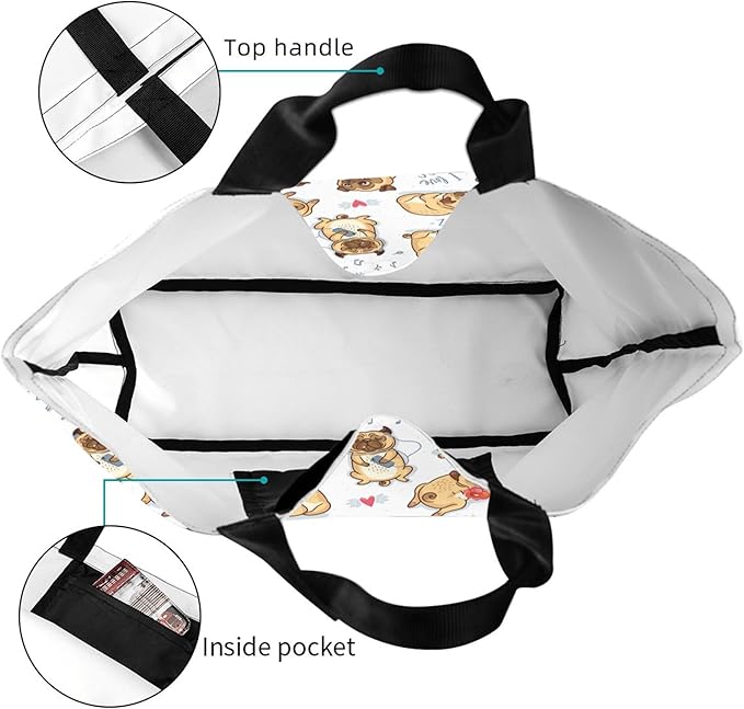 Tote Bag for Women Large Beach Bag Reusable Grocery Bags Handbag for Travel Shopping