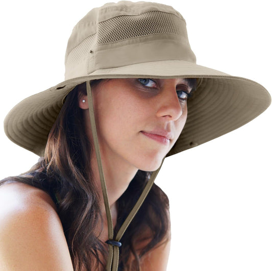 GearTOP Safari Sun Hat for Men and Sun Hats for Women UV Protection UPF 50+ Hiking, Gardening, Fishing