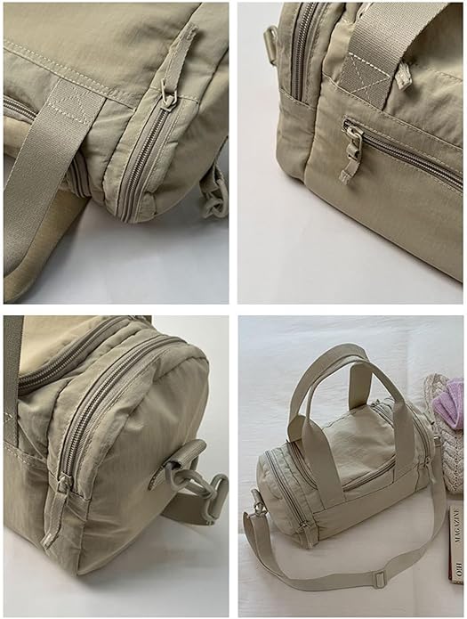Stylish Convertible Shoulder Bag, Spacious Interior Wear for Daily Commute Outdoor Activities Ergonomic Gym Bag