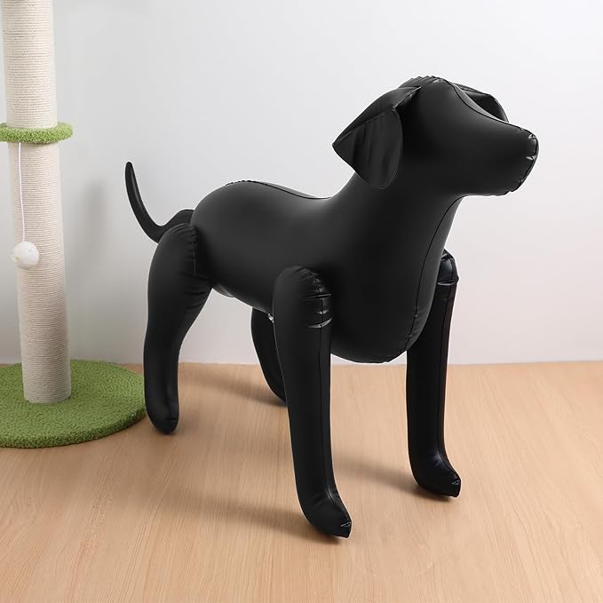 jojofuny Inflatable Dog Mannequin: Standing Model for Pet Clothing Display - Dog Clothes Hangers for Pet Shop Store Clothes Display Stand
